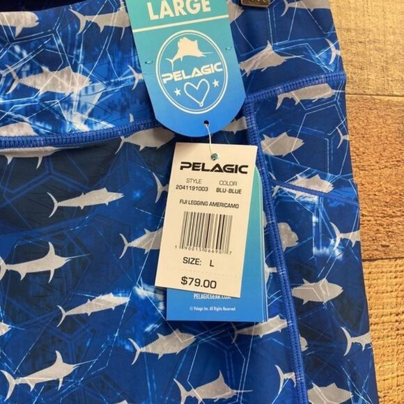 Pelagic Fiji Legging Americamo Fishing Leggings NWT Large - Picture 5 of 8